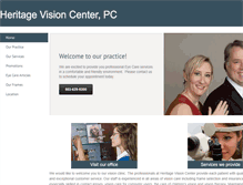 Tablet Screenshot of heritagevisioncenter.org